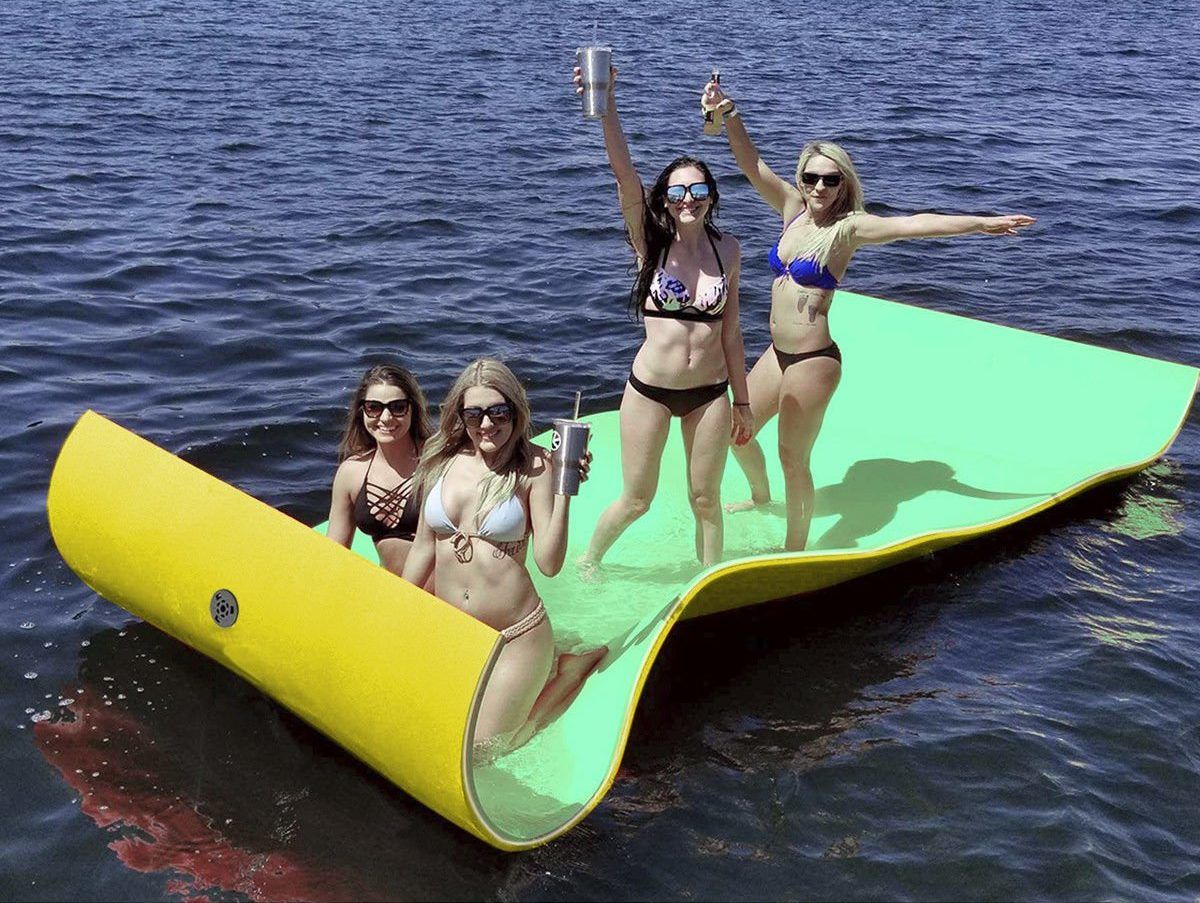 best lake floating mat